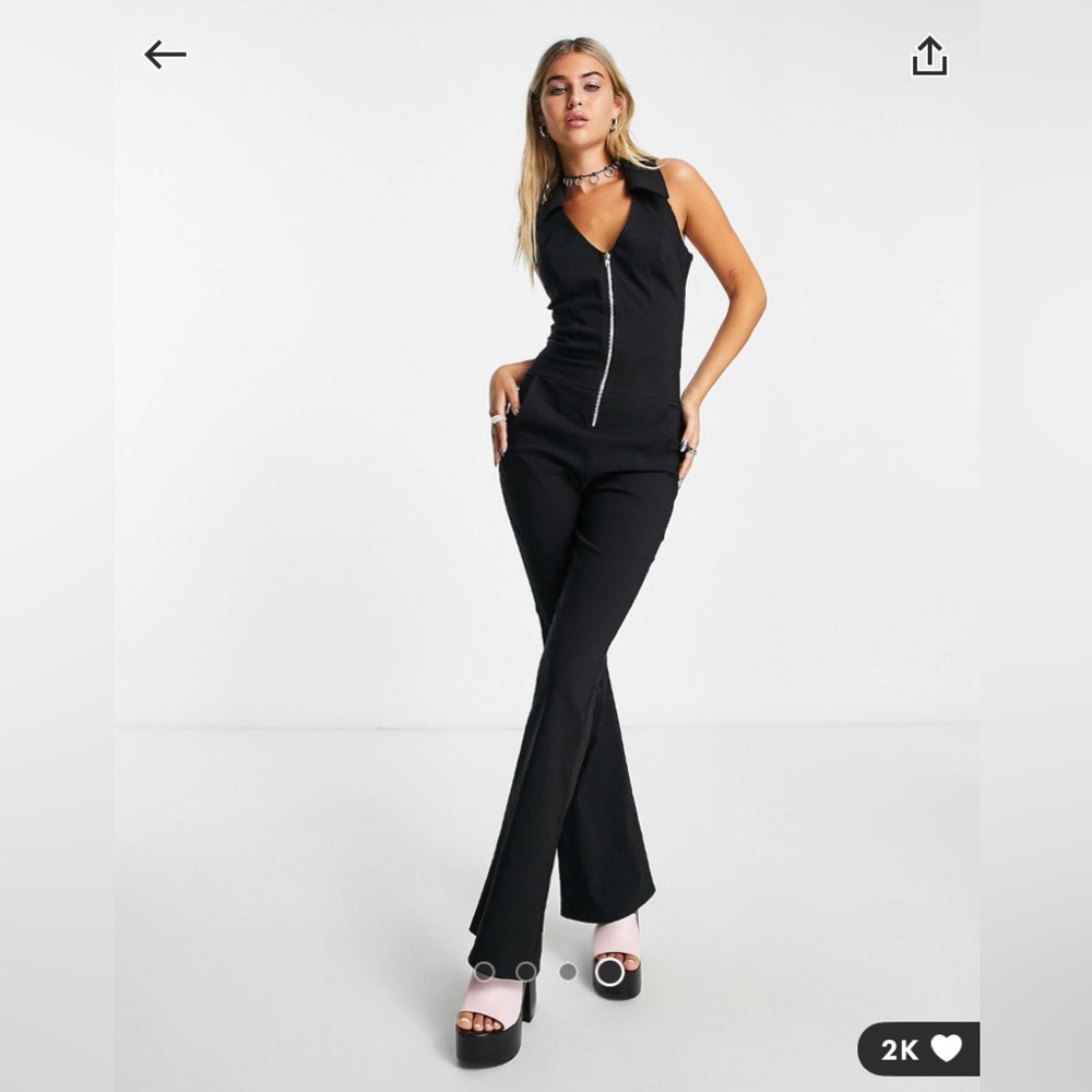 black flare jumpsuit Collusion